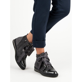 Filippo Stylische Sneaker über dem Knöchel grau 2