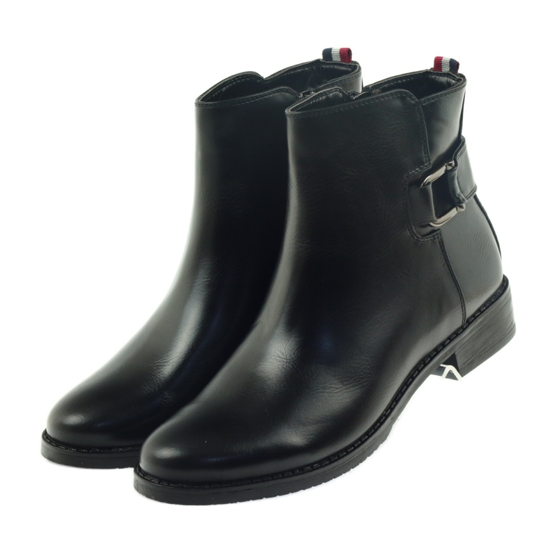 M.Daszyński Stiefel Jodhpur Schnalle 62-20 schwarz 3