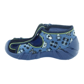 Befado Kinderschuhe Hausschuhe 190p083 blau 2