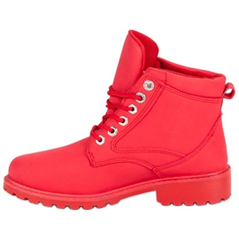 Rote Mckey-Stiefel 1