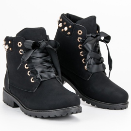 McKey Schwarze Casual Trapper 1