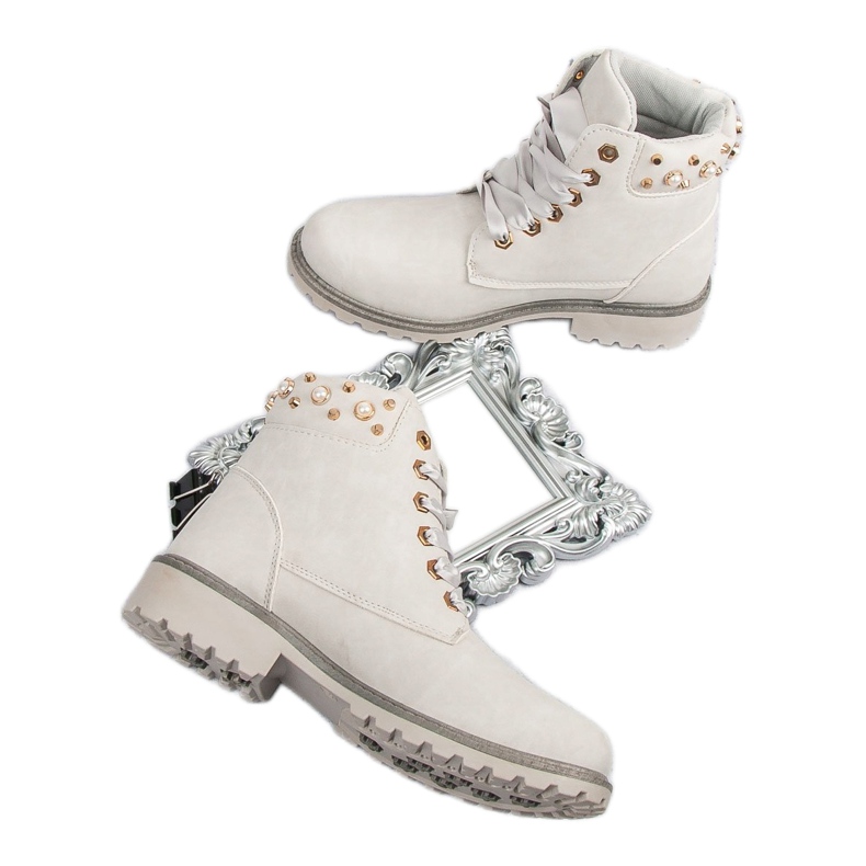 McKey Hellgrau Casual Trapper 1