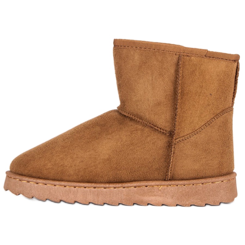 VINCEZA niedrige Schneestiefel braun 1