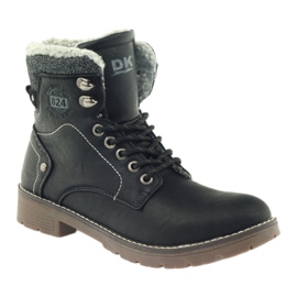Schwarze Schnürstiefel DK2025 1