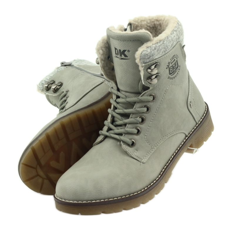 Grau gebundene Stiefel DK2025 4