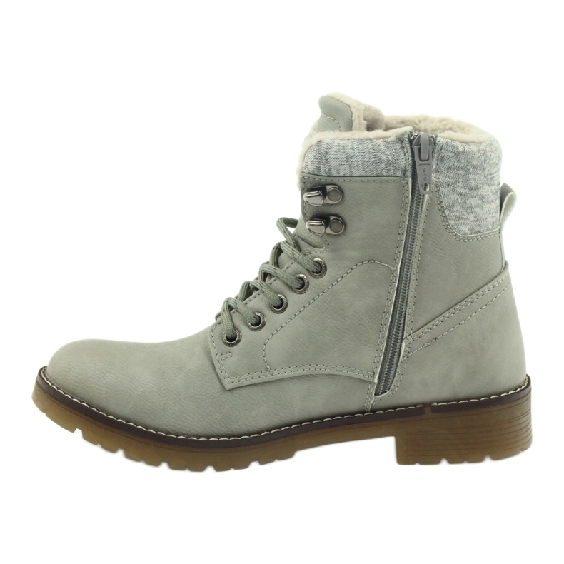 Grau gebundene Stiefel DK2025 2