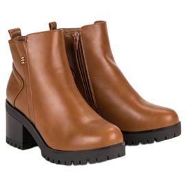 Kamel High Heels braun 1