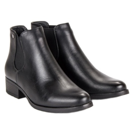 Vices Schwarze Chelsea Boots Laster 2