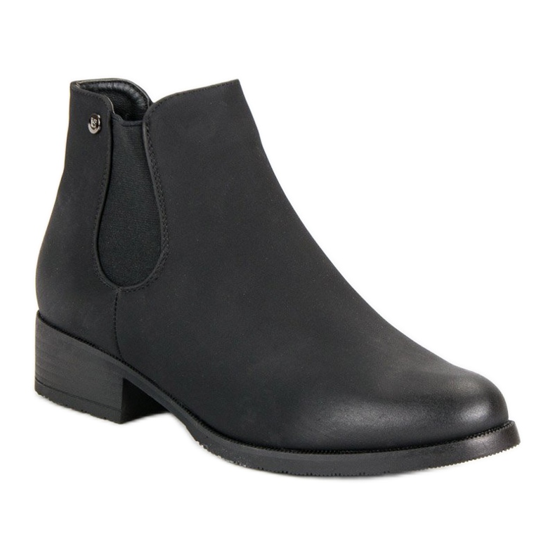 Matte Chelsea-Stiefel in Schwarz VICES 1