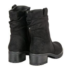 Lucky Shoes Wildleder Arbeiter schwarz 1