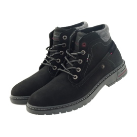 American Club Amerikanische Wanderschuhe Winter Trekkingschuhe schwarz 3