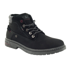 American Club Amerikanische Wanderschuhe Winter Trekkingschuhe schwarz 1