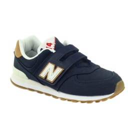 New Balance YV574T1 navy blau 1