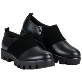 J. Star Modische schwarze Schuhe 1