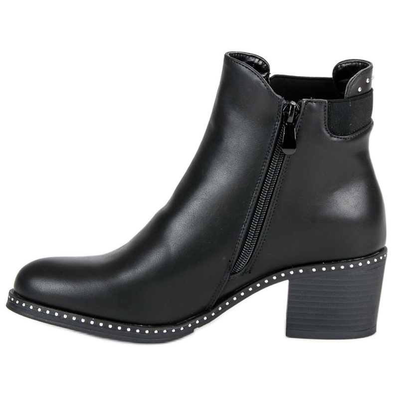 Lucky Shoes Jodhpur Rockstiefel schwarz 1