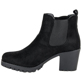 Super Me Schwarze Jodhpur-Stiefel aus Wildleder 1