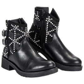 Stylische Damenstiefel schwarz 2
