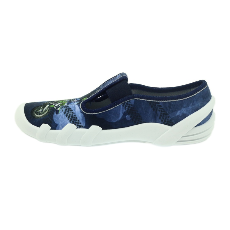 Befado Kinderschuhe Hausschuhe 290y170 blau grün marineblau 3