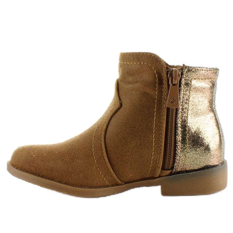 Chelsea Boots für Kinder k1647301 Camel braun 1