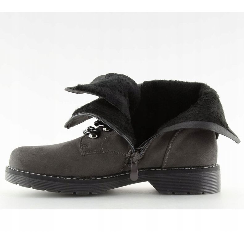 Graue Stiefel Arbeit 061-27-1 Grau 1