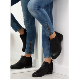 Schwarze Chelsea Boots für Damen schwarz 3086 Black 1