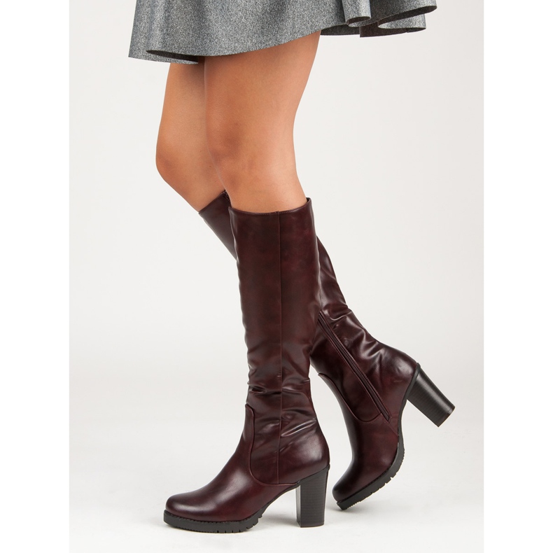 Klassische VINCEZA Stiefel rot 2