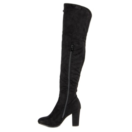 R'S Musketiere aus schwarzem Wildleder 1