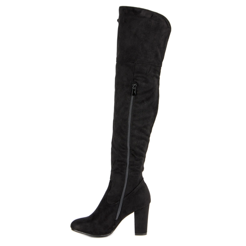 R'S Musketiere aus schwarzem Wildleder 1