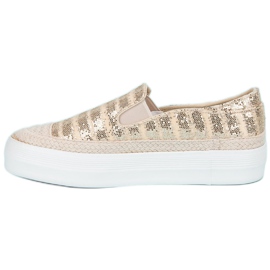J. Star Goldene Espadrilles-Sneakers 1
