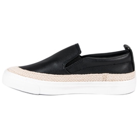 J. Star Slipony Espadrilles schwarz 1