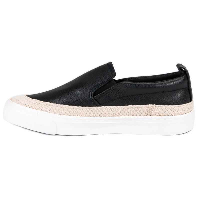J. Star Slipony Espadrilles schwarz 1
