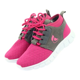 Befado Kindersportschuhe 516Y033 rosa grau 4