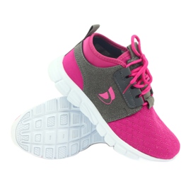Befado Kindersportschuhe 516Y033 rosa grau 3