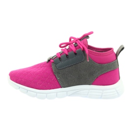 Befado Kindersportschuhe 516Y033 rosa grau 2