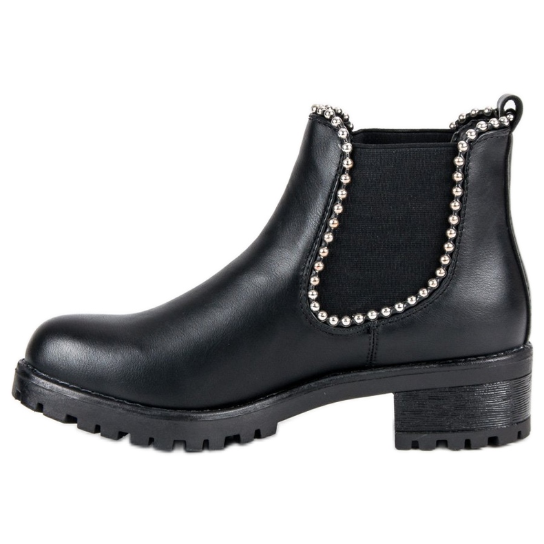 Sixth Sense Schwarze Stiefeletten Jodhpur-Stiefel 1