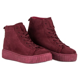 Wilady Sneaker über dem Knöchel rot 2