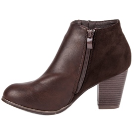 Mannika Herbstbraune Stiefel 1
