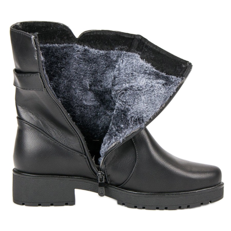Warme Stiefel Arbeiter schwarz 1