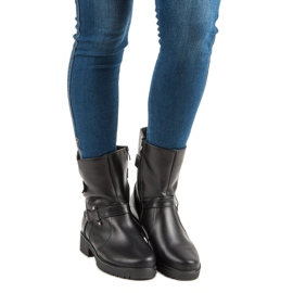 Warme Stiefel Arbeiter schwarz 2