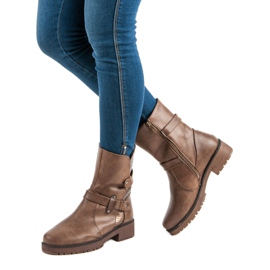 Warme Stiefel Arbeiter braun 1