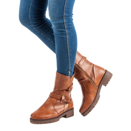 Warme Stiefel Arbeiter braun 1