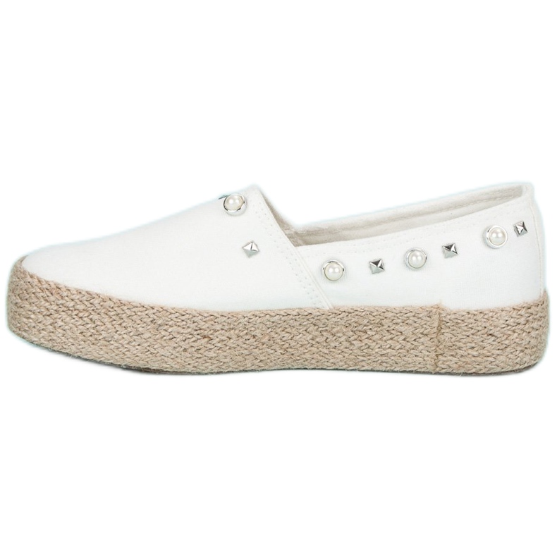 J. Star Weiße Espadrilles 1