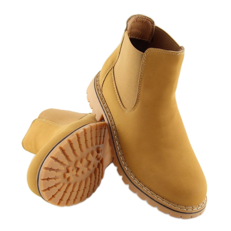 Chelsea-Boots camel 1367 Camel gelb 1