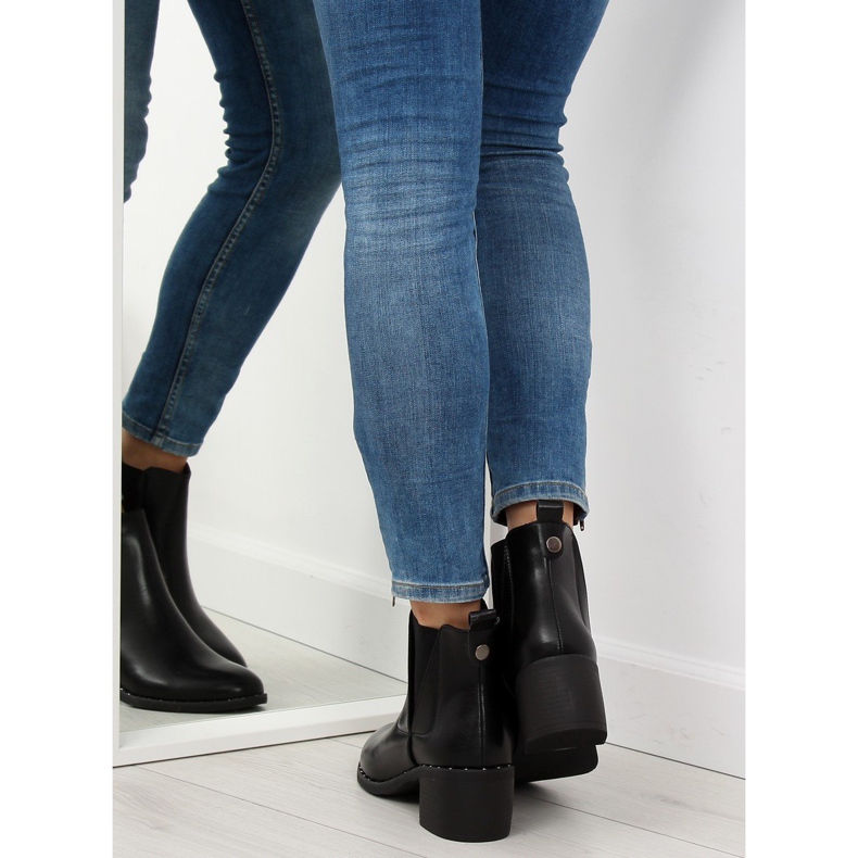 Schwarze Chelsea-Boots, schwarz 8932 Schwarz 1