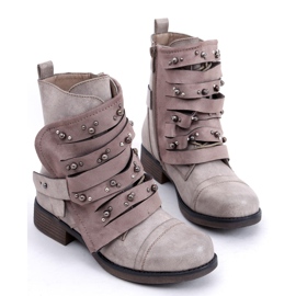 Militärstiefel beige 17103-4 Khaki 1