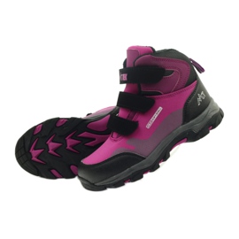 Mttrek Stiefeletten mit Klettverschluss MT TREK 011 fuchsia schwarz lila rosa 5