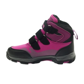 Mttrek Stiefeletten mit Klettverschluss MT TREK 011 fuchsia schwarz lila rosa 2