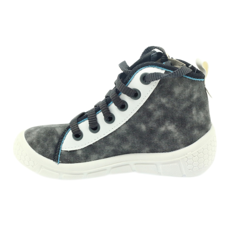 Befado Kinderschuhe Turnschuhe Hausschuhe 547x001 weiß blau grau 2
