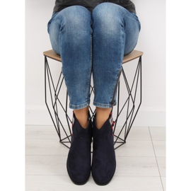 Wildlederstiefel, marineblau 100-913B0-2 Blau 2