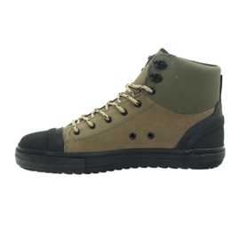 Armani Jeans Herren Ledersneaker grün 2